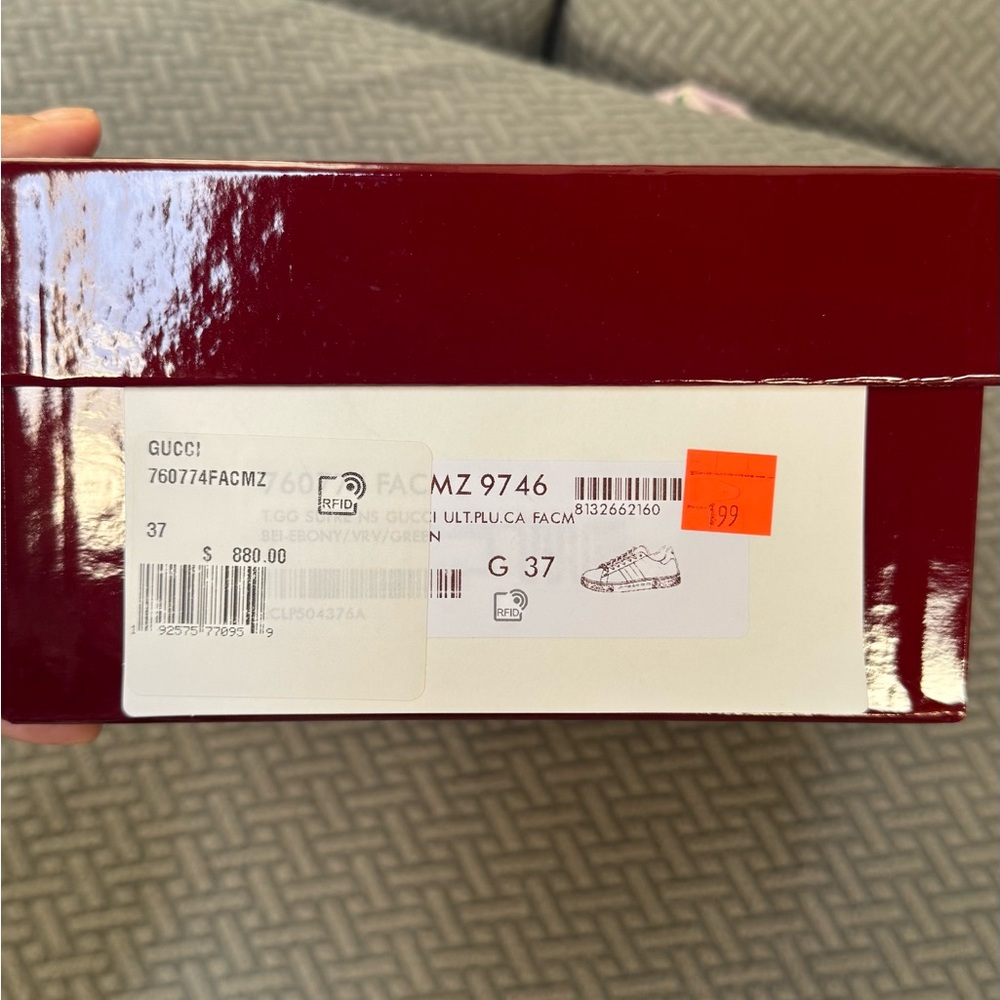 Gucci Women's Ace Low Top Sneakers. Size 7 BRAND NEW IN BOX - Picture 14 of 16